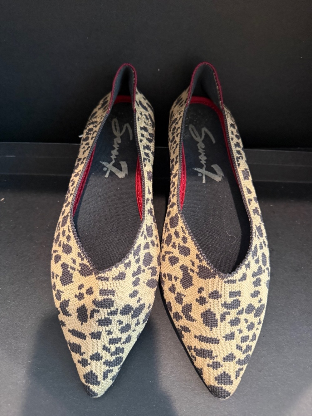 Seven7 Elsa leopard print flat shoe
